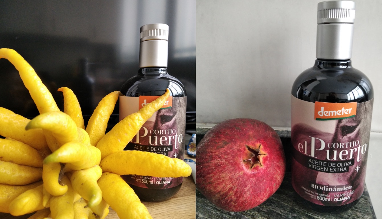 AOVE ecologico biodinamico Cortijo el Puerto Oliana Organic Farm breakfast desayuno saludable mediterraneo