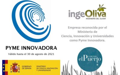 IngeOliva SL (Cortijo el Puerto): Empresa reconocida por el Ministerio de Ciencia, Innovación y Universidades como PYME Innovadora