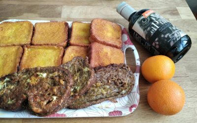 Torrijas de Miel con AOVE Ecológico y Biodinámico Cortijo el Puerto