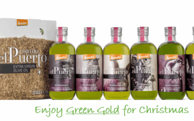 Organic Extra Virgin Olive Oil Cortijo el Puerto, enjoy Green Gold for Christmas