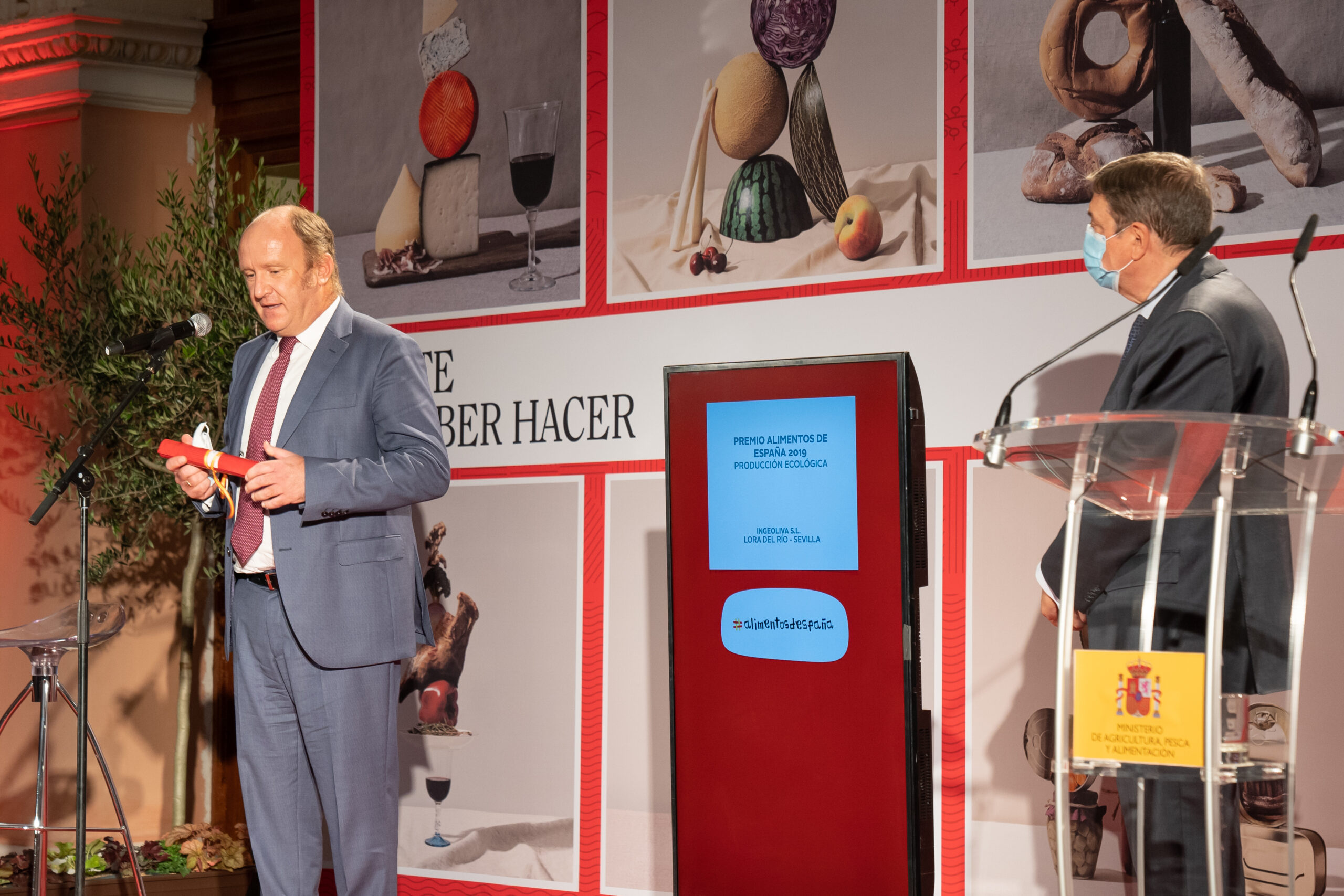 IngeOliva Cortijo el Puerto Premio alimentos de españa ecológica Enrique de la Torre